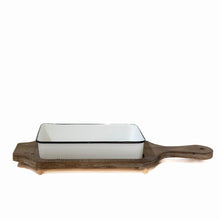 Load image into Gallery viewer, Large Rectangular Wooden Tray With Detachable Platter
