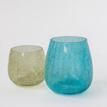 Load image into Gallery viewer, Blue and Green Tea-light Candle Holders - Set of Two
