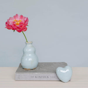 Blue Ceramic Vase - Small