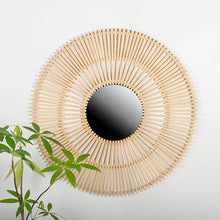 Load image into Gallery viewer, Rattan Wall Mirror
