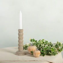 Load image into Gallery viewer, Small Wooden Candle Holder
