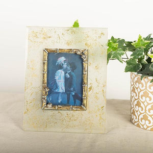 Gold Glass Photo Frame