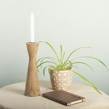 Load image into Gallery viewer, Wooden Candle Holder, Large or Small
