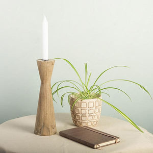 Wooden Candle Holder, Large or Small